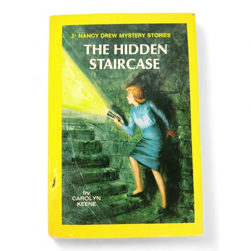 Nancy Drew The Hidden Staircase Carolyn Keene 1st Print‎ HCDJ 1959 BCE Mystery
